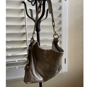 Coach Carly Slim Metallic Shoulder Bag M0749-11872